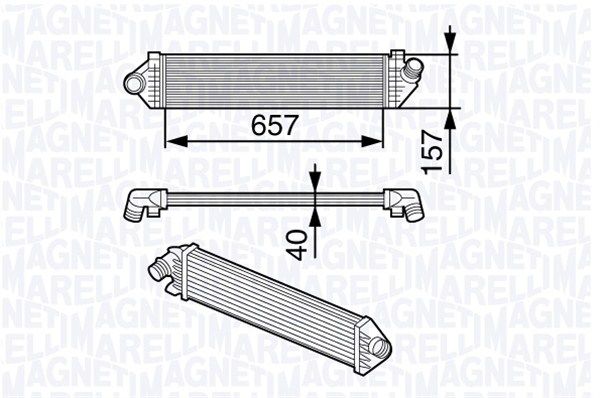 MAGNETI MARELLI Интеркулер 351319202050